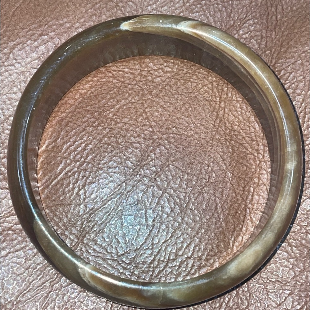 Solid Agate Bangle Bracelet - image 8